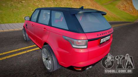 Range Rover Sport SVR (R PROJECT) para GTA San Andreas
