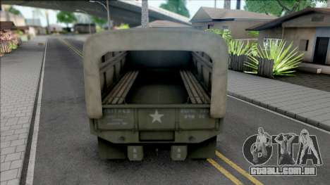 GMC CCKW 1945 Military Truck para GTA San Andreas