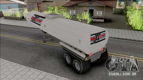 Grey Petrol Tanker Trailer para GTA San Andreas