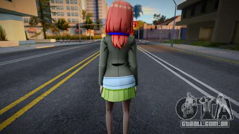 Nakano Miku (Winter Seifuku) para GTA San Andreas