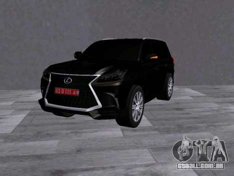 Lexus LX570 Superior para GTA San Andreas