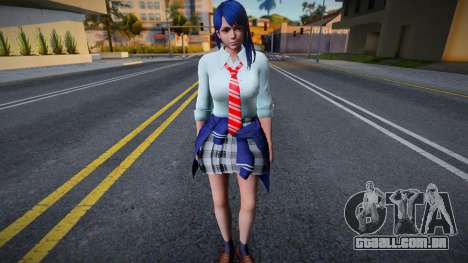 DOAXVV Lobelia - Springtime Schoolwear para GTA San Andreas