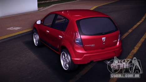 Dacia Sandero 1.6 MPI para GTA Vice City