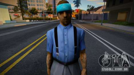 New Rifa Gang Skin v3 para GTA San Andreas