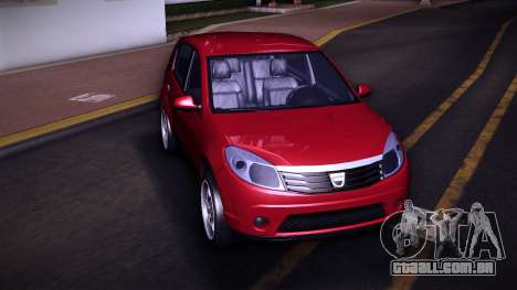 Dacia Sandero 1.6 MPI para GTA Vice City