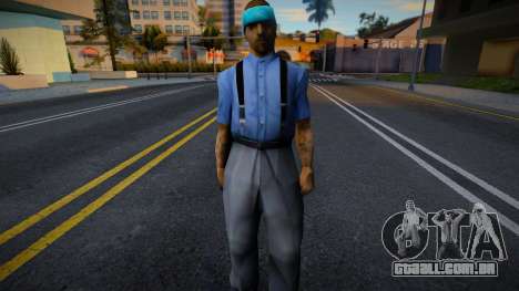 New Rifa Gang Skin v3 para GTA San Andreas