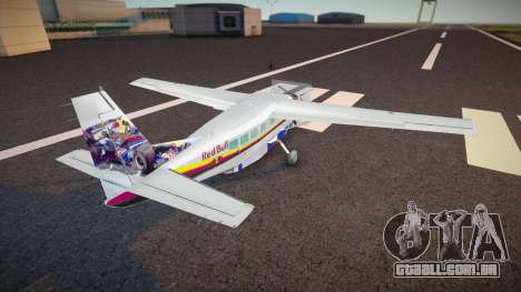 Cessna 208 Caravan Red Bull para GTA San Andreas