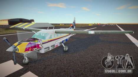 Cessna 208 Caravan Red Bull para GTA San Andreas