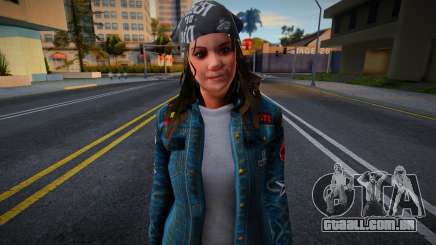 Garota motoqueiro para GTA San Andreas