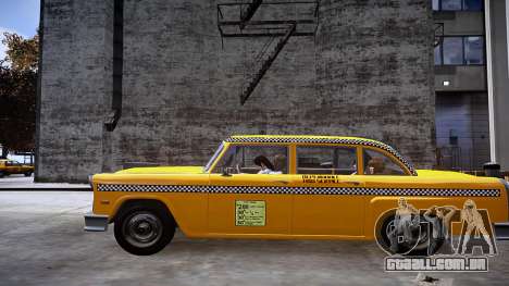 Checker Marathon 1977 Taxi V.1 para GTA 4