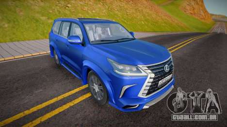 Lexus LX 570 (Devel) para GTA San Andreas