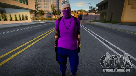 Joker GanG Skin v3 para GTA San Andreas