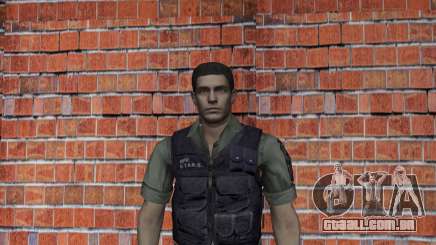 Resident Evil Chris Redfield para GTA Vice City