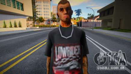 Um jovem com uma tatuagem para GTA San Andreas