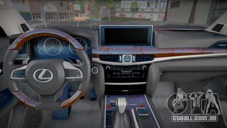 Lexus LX 570 (briliant) para GTA San Andreas