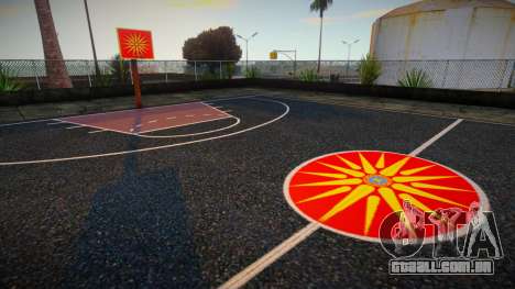 Macedonian Basket Court at Playa del Seville HQ para GTA San Andreas
