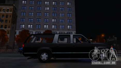 Chevrolet Suburban GMT 400 do FBI 1998 para GTA 4