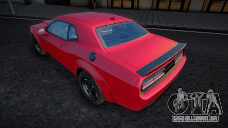 Dodge Challenger SRT Demon (Briliant) para GTA San Andreas