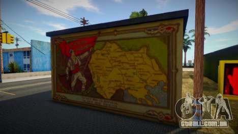 Independent Macedonia Mural (LQ 256x128) para GTA San Andreas