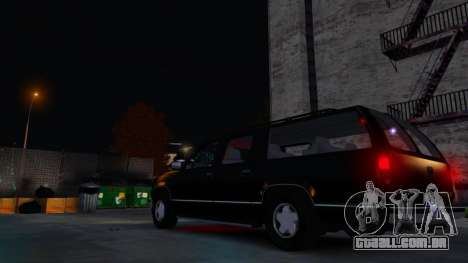 Chevrolet Suburban GMT 400 do FBI 1998 para GTA 4