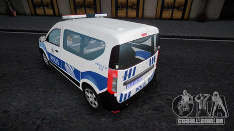 Dacia Dokker 1.5 Dci Ambiance Polis para GTA San Andreas