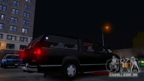 Chevrolet Suburban GMT 400 do FBI 1998 para GTA 4