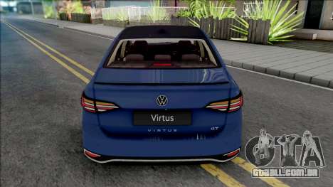 Volkswagen Virtus GT 2022 (Black Roof) para GTA San Andreas