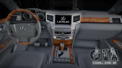 Lexus LX570 Rida para GTA San Andreas