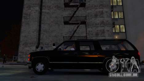 Chevrolet Suburban GMT 400 do FBI 1998 para GTA 4