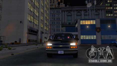 Chevrolet Suburban GMT 400 do FBI 1998 para GTA 4