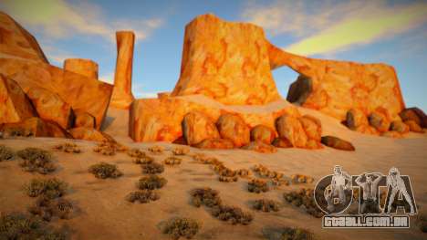 Novas texturas de deserto para GTA San Andreas