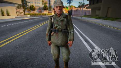 Soldado da Wehrmacht V2 para GTA San Andreas