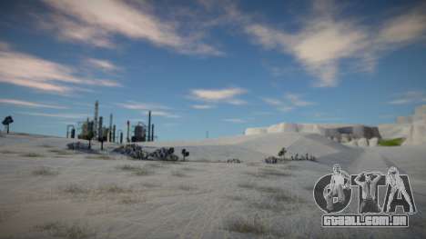 Neve no deserto para GTA San Andreas