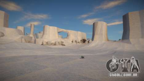 Neve no deserto para GTA San Andreas