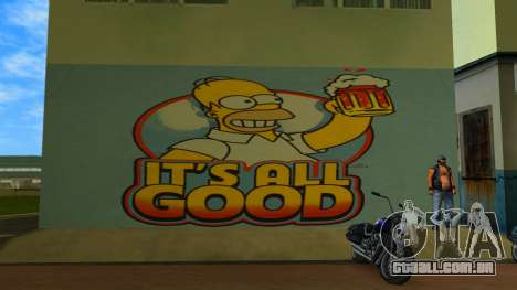 Homer Wall para GTA Vice City