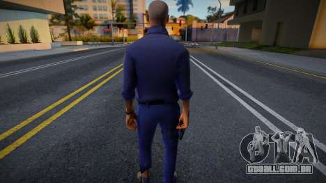 Louis de Left 4 Dead (Policial) v3 para GTA San Andreas