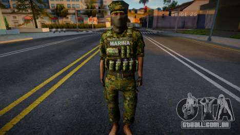 Soldado da Marinha mexicana para GTA San Andreas