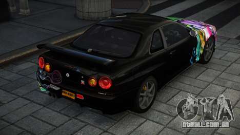 Nissan Skyline R34 GT-R V-Spec II Nur S2 para GTA 4