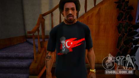 Mustafa Kemal Ataturk V2 T-Shirt para GTA San Andreas