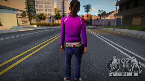 Zoe (Roxo) de Left 4 Dead para GTA San Andreas