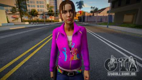 Zoe (Roxo) de Left 4 Dead para GTA San Andreas