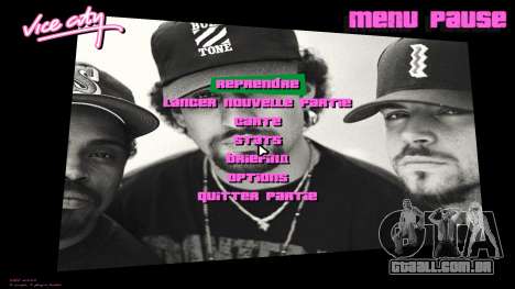 Cypress Hill Menu Mod para GTA Vice City