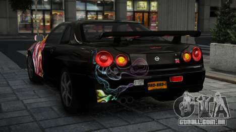 Nissan Skyline R34 GT-R V-Spec II Nur S2 para GTA 4