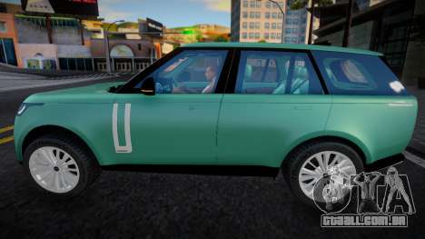 Land Rover Range Rover CCD 2022 para GTA San Andreas