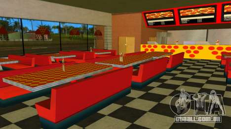 Novas texturas de pizzaria para GTA Vice City