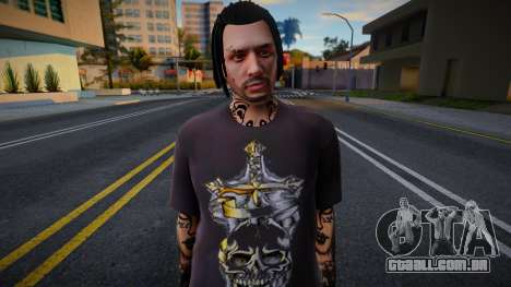 O cara com roupas escuras da GTA Online para GTA San Andreas