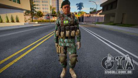 Soldado do Exército Brasileiro para GTA San Andreas