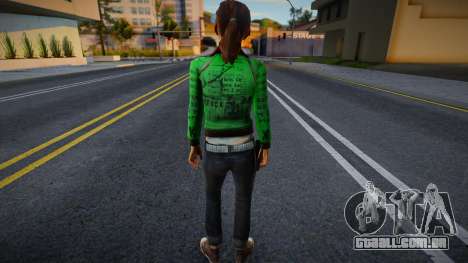 Zoe (Verde) de Left 4 Dead para GTA San Andreas