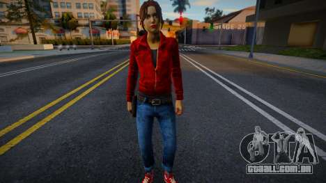Zoe (Vermelha) de Left 4 Dead para GTA San Andreas