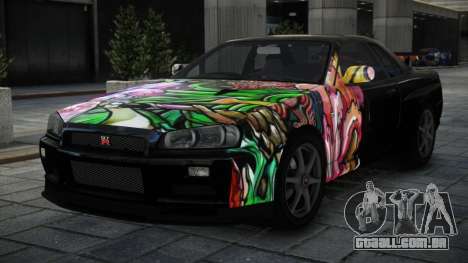 Nissan Skyline R34 GT-R V-Spec II Nur S2 para GTA 4